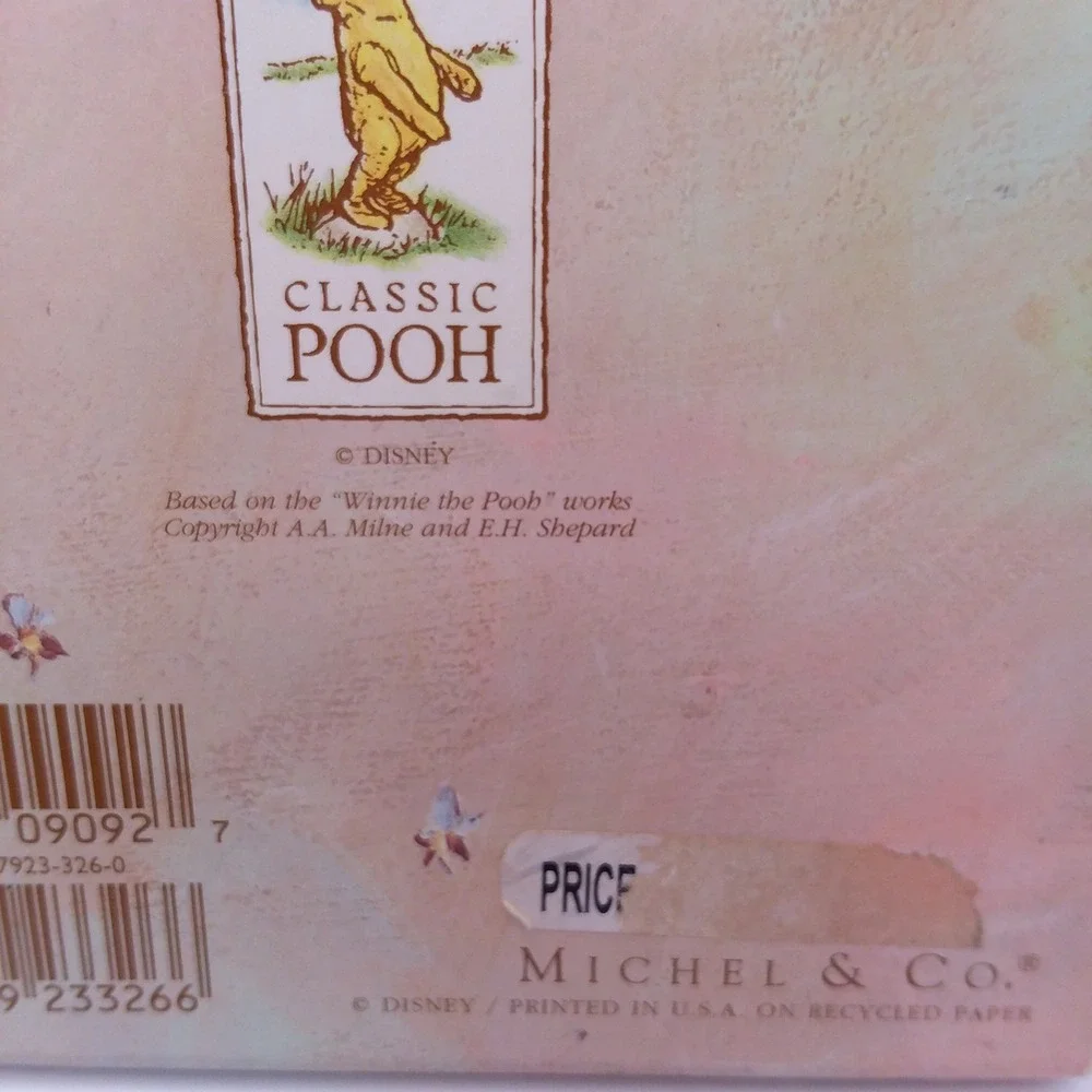 Vintage Disney Winnie the Pooh & Piglet Stationery Box Set 7‎ Cards 7 Envelopes